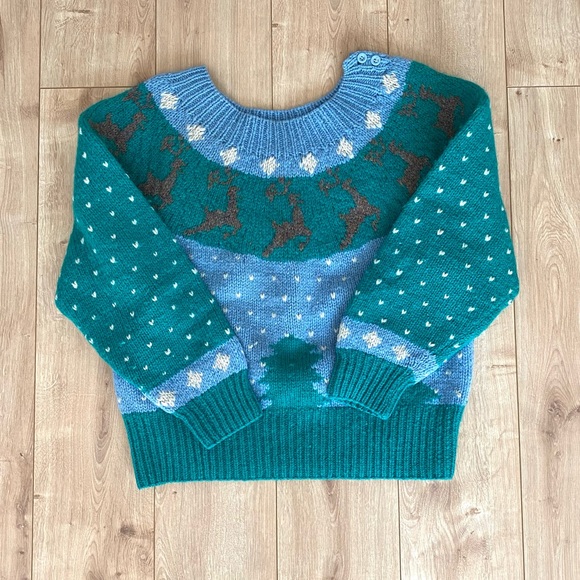 90s Eagles Eye handknit wool sweater - Picture 4 of 11